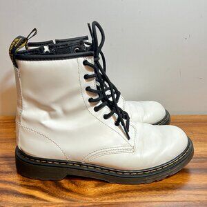 Dr. Martens Boots White Women's 7 Zip Up